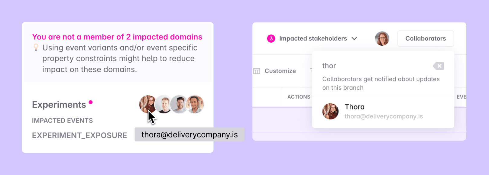 Changes impacting domains that you're not a part of